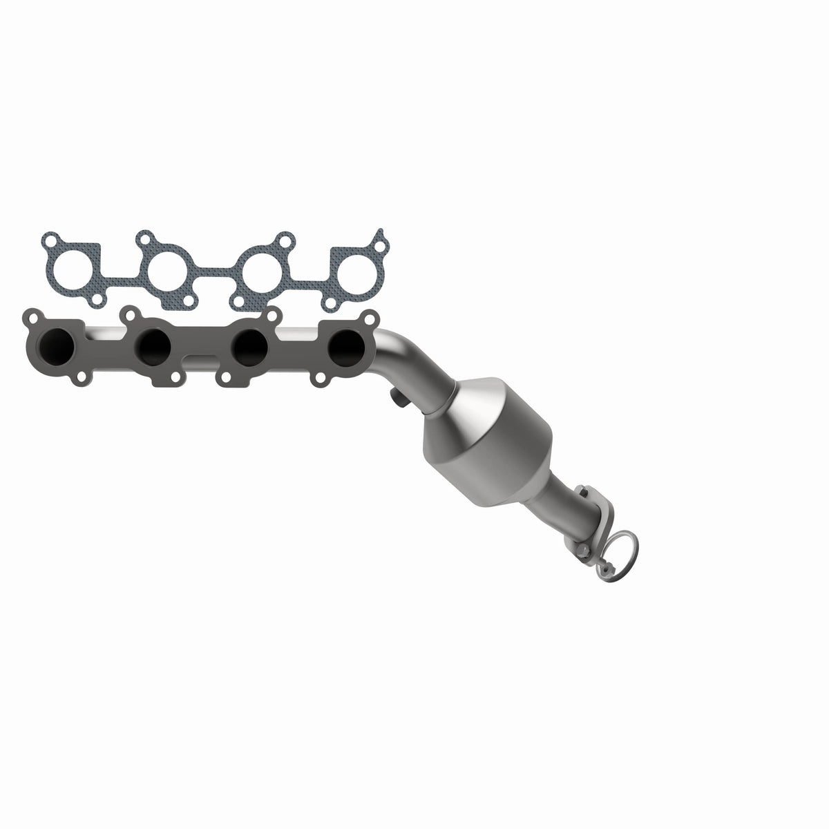 Catalytic Converter with Integrated Exhaust Manifold for HM Grade Federal / EPA Compliant Direct-Fit Manifold Catalytic