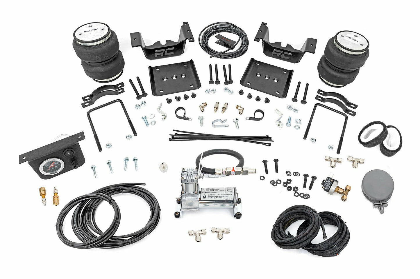 Fits Chevy/GMC 1500 (07-18 & Classic) Air Spring Kit w/compressor; 10005C