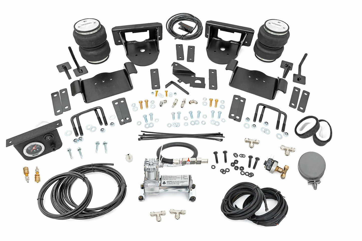 Fits Ford F-150 4WD (2021-2024) Air Spring Kit w/compressor; 0-6" Lifts; 10009C