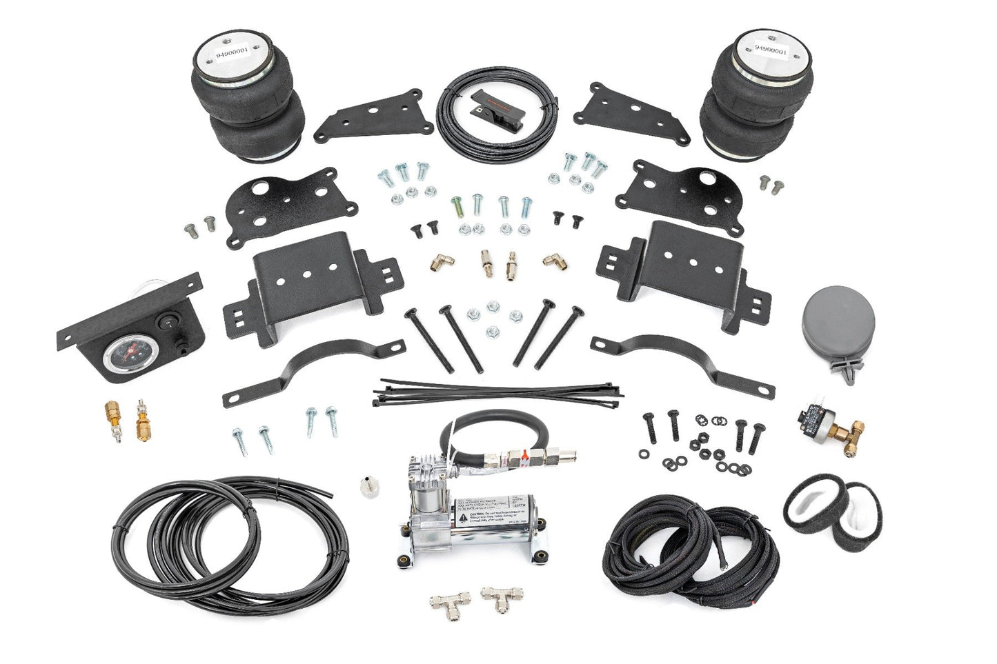 Fits Ram 2500 4WD (2014-2023) Air Spring Kit w/compressor; 10029C