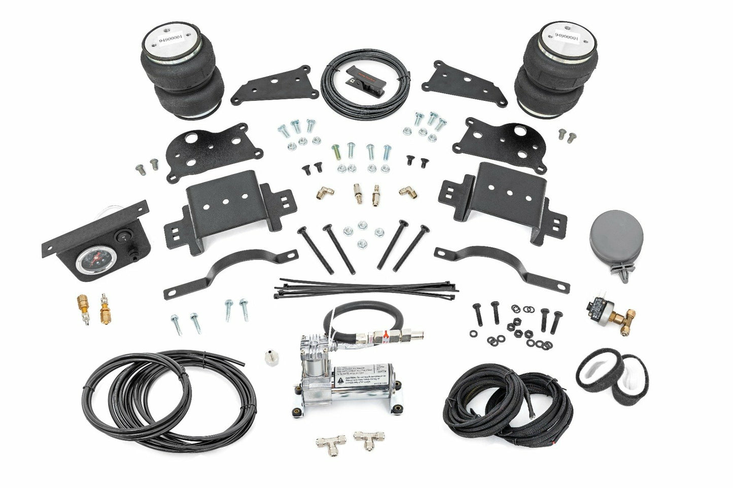 Fits Ram 2500 4WD (2014-2023) Air Spring Kit w/compressor; 10029C