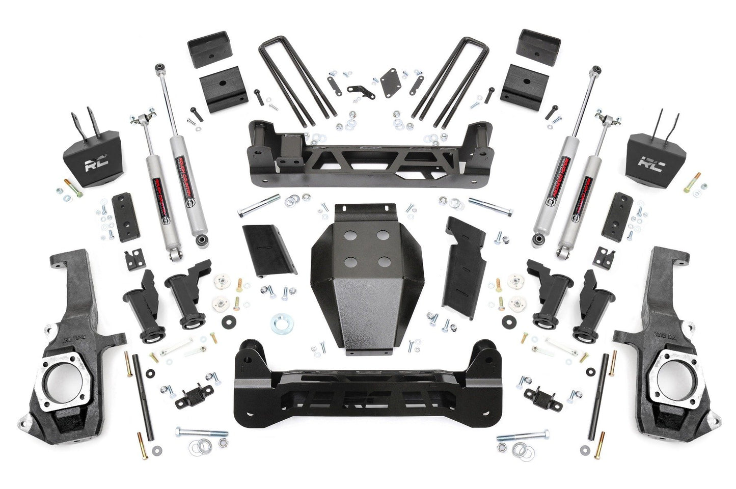 Fits Chevy/GMC 2500HD/3500HD (11-19) 5 Inch Lift Kit; Torsion Drop; 10330