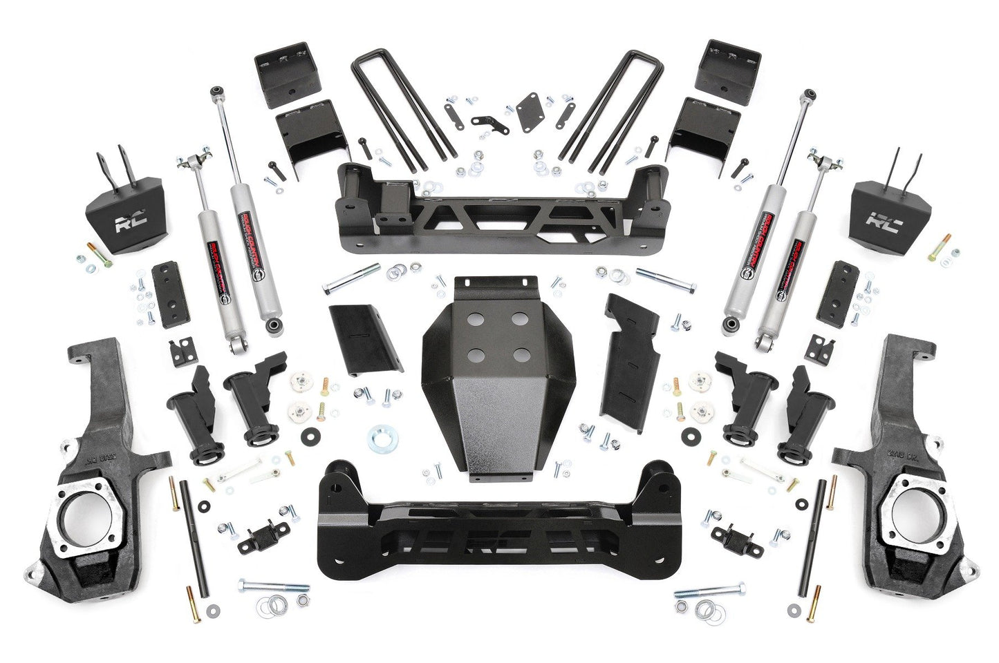 Fits Chevy/GMC 2500HD/3500HD (11-19) 7.5 Inch Lift Kit; Torsion Drop; 10430