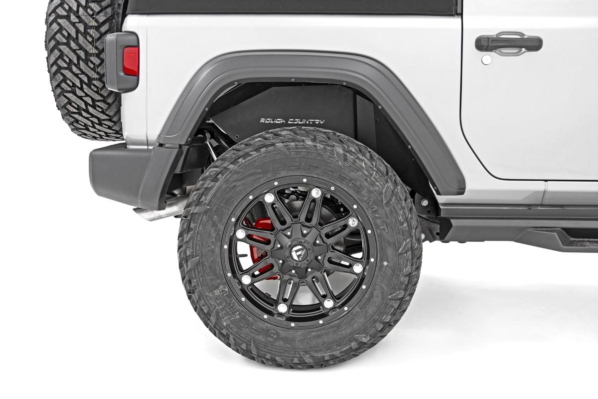 Fits Jeep Wrangler JL (18-24) (18-24) Inner Fenders; Rear; 10498A