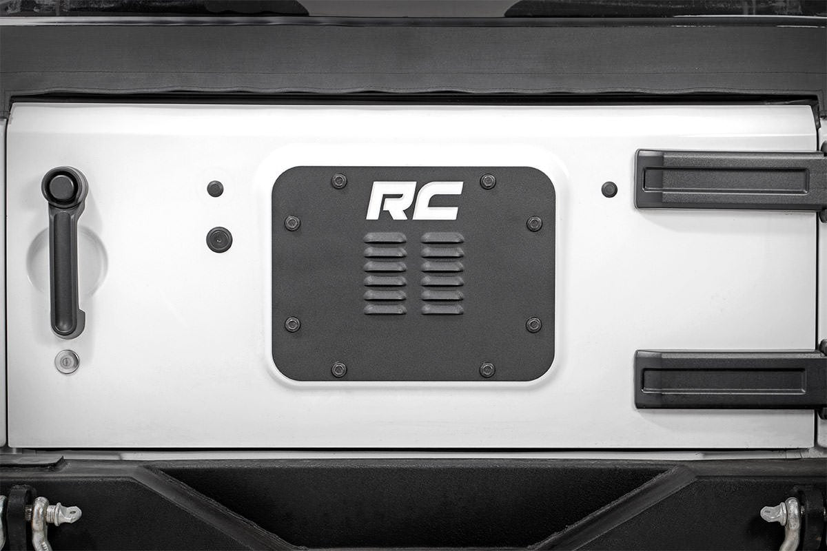 Fits Jeep Wrangler JK/Wrangler Unlimited (2007-2018) Tailgate Vent Cover; 10514