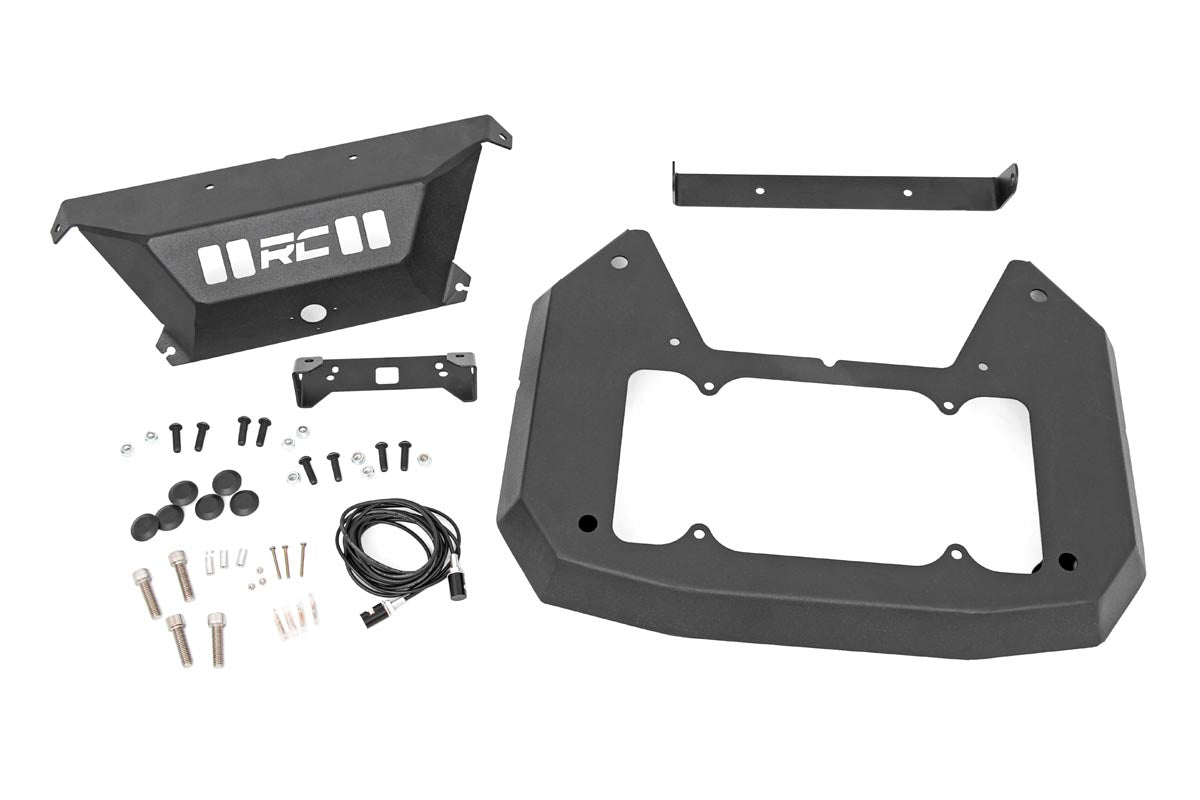 Fits Jeep Wrangler JL (18-24) (18-24) Spare Tire Carrier Delete Kit; 10560
