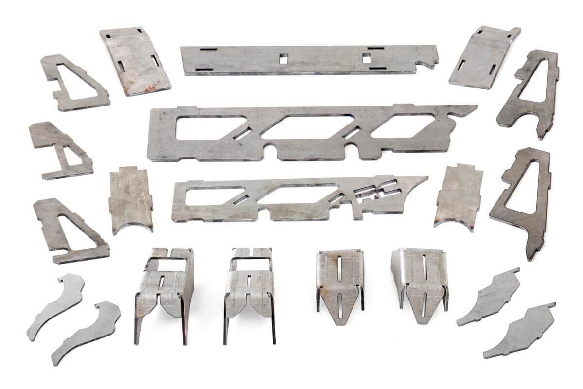 Fits Jeep Wrangler JK (07-18) Axle Truss and C-Gusset; Combo; Dana 30; 10565
