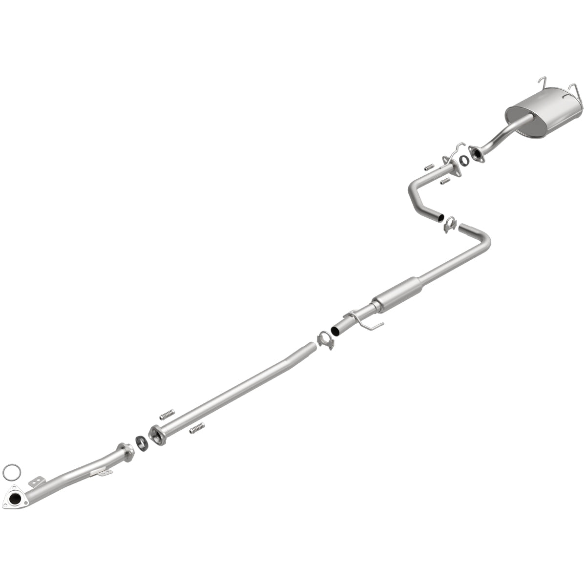 Fits 1992-1995 Honda Civic 1.5L Direct-Fit Replacement Exhaust System 106-0215