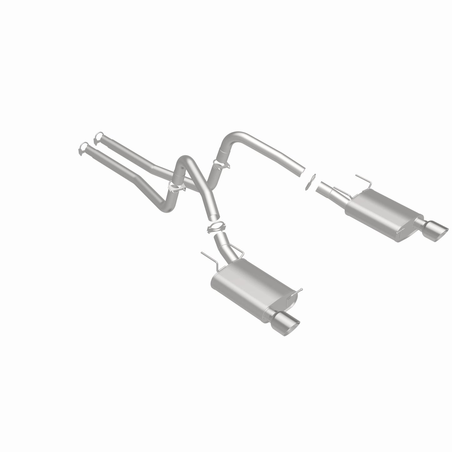 Fits 2011-2014 Ford Mustang 3.7L Direct-Fit Replacement Exhaust System 106-0847