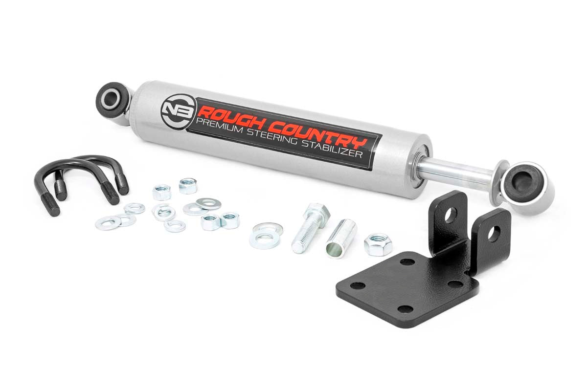 Fits Jeep Cherokee XJ/Comanche MJ/Wrangler TJ HD Steering Stabilizer Combo 10613