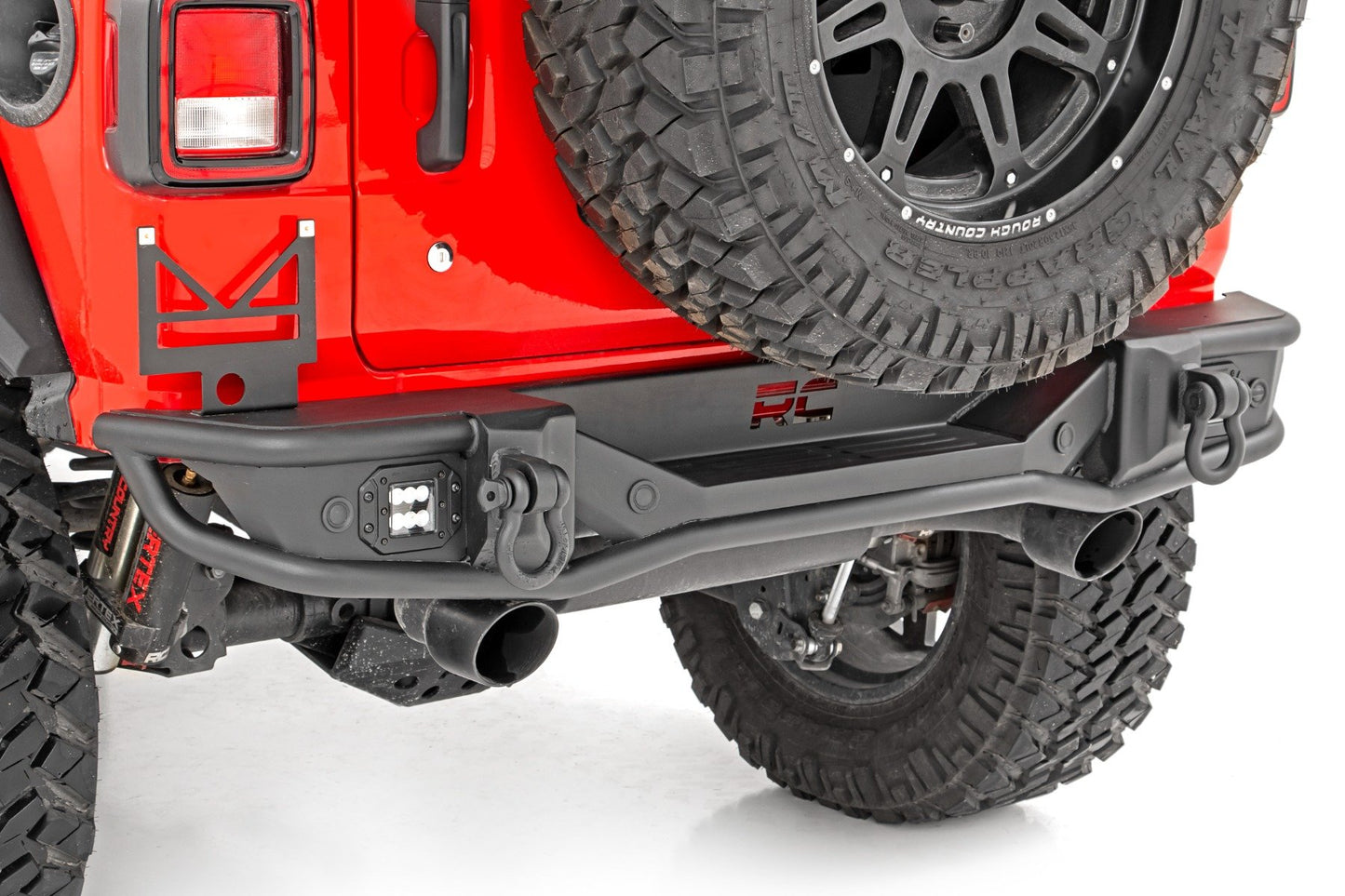 Fits Jeep Wrangler JL (18-24) (18-24) Rear Bumper; Tubular; 10648