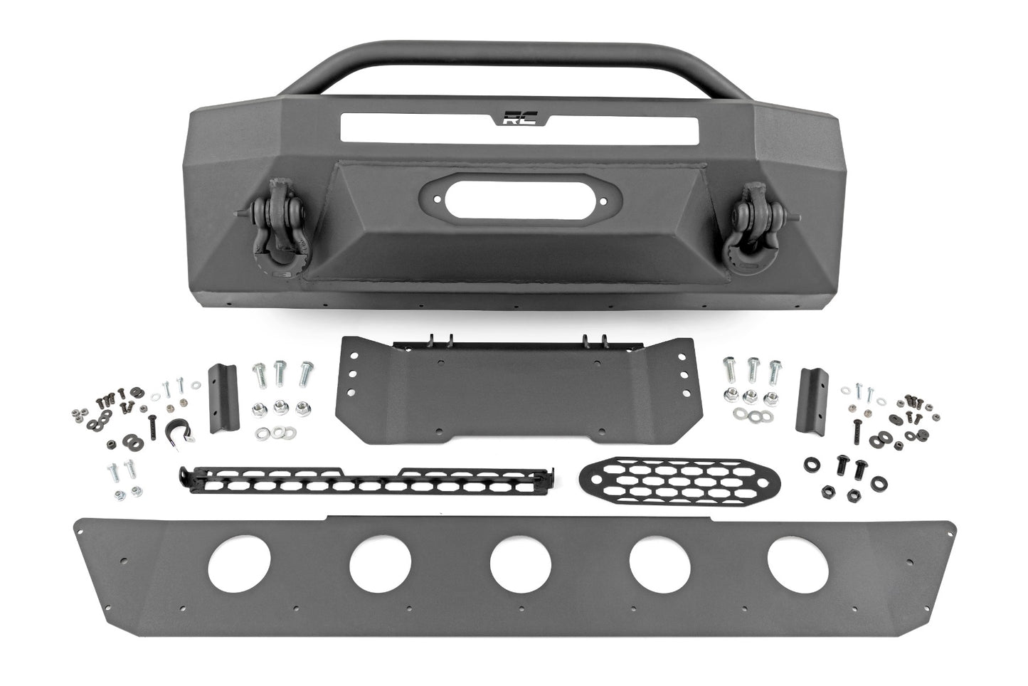 Fits Toyota 4Runner 2WD/4WD (2014-2024) Front Bumper; Hybrid; 10743A