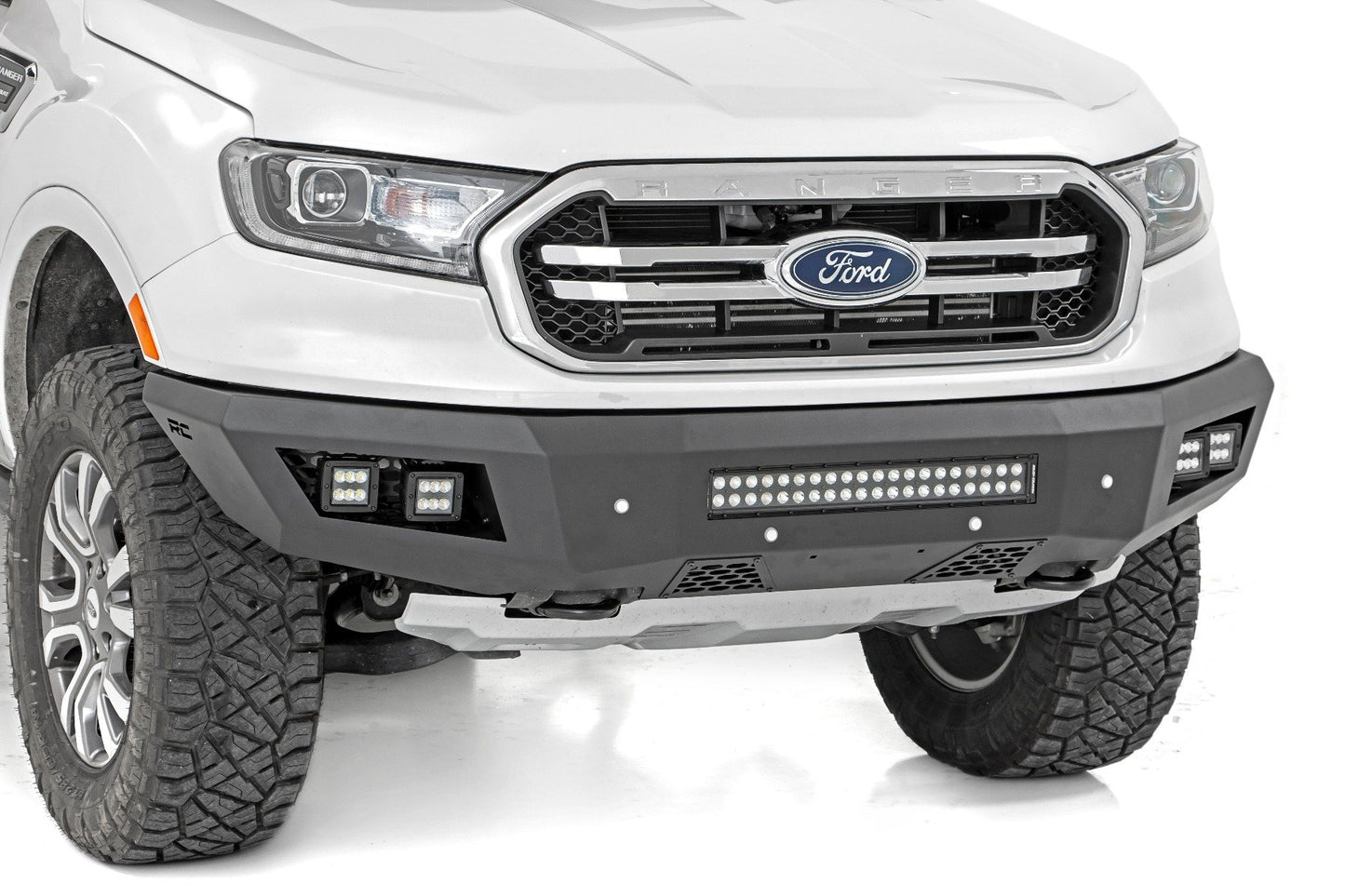 Fits Ford Ranger 2WD/4WD (2019-2023) Front Bumper; 10759