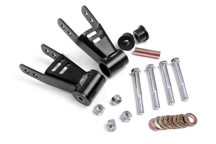 Fits Jeep Cherokee XJ 2&4WD (84-01) Lift Shackles; Rear; 1.5"-2" Lift; 1077