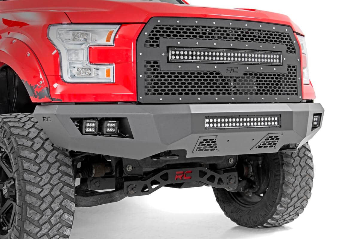 Fits Ford F-150 2WD/4WD (2015-2017) Front Bumper; 10770