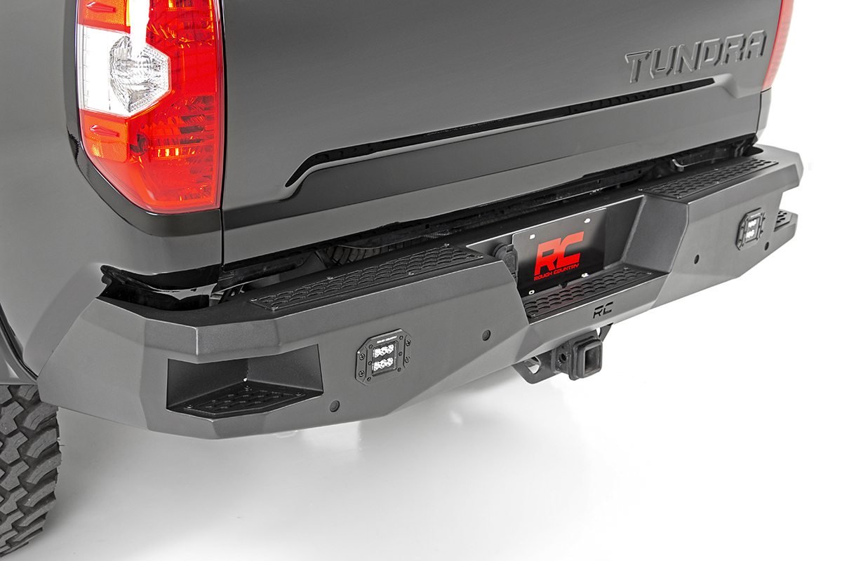 Fits Toyota Tundra 2WD/4WD (2014-2021) Rear Bumper; 10778