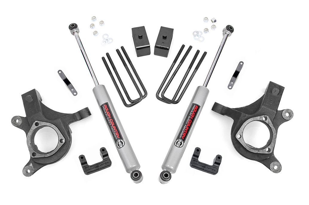 Fits Chevy Silverado & GMC Sierra 1500 2WD (2007-2013) 5 Inch Lift Kit; 10830