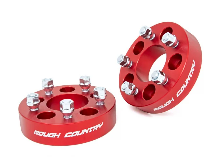 Fits Jeep Cherokee XJ 1.5" Wheel Spacers 5x4.5 Red 1090RED