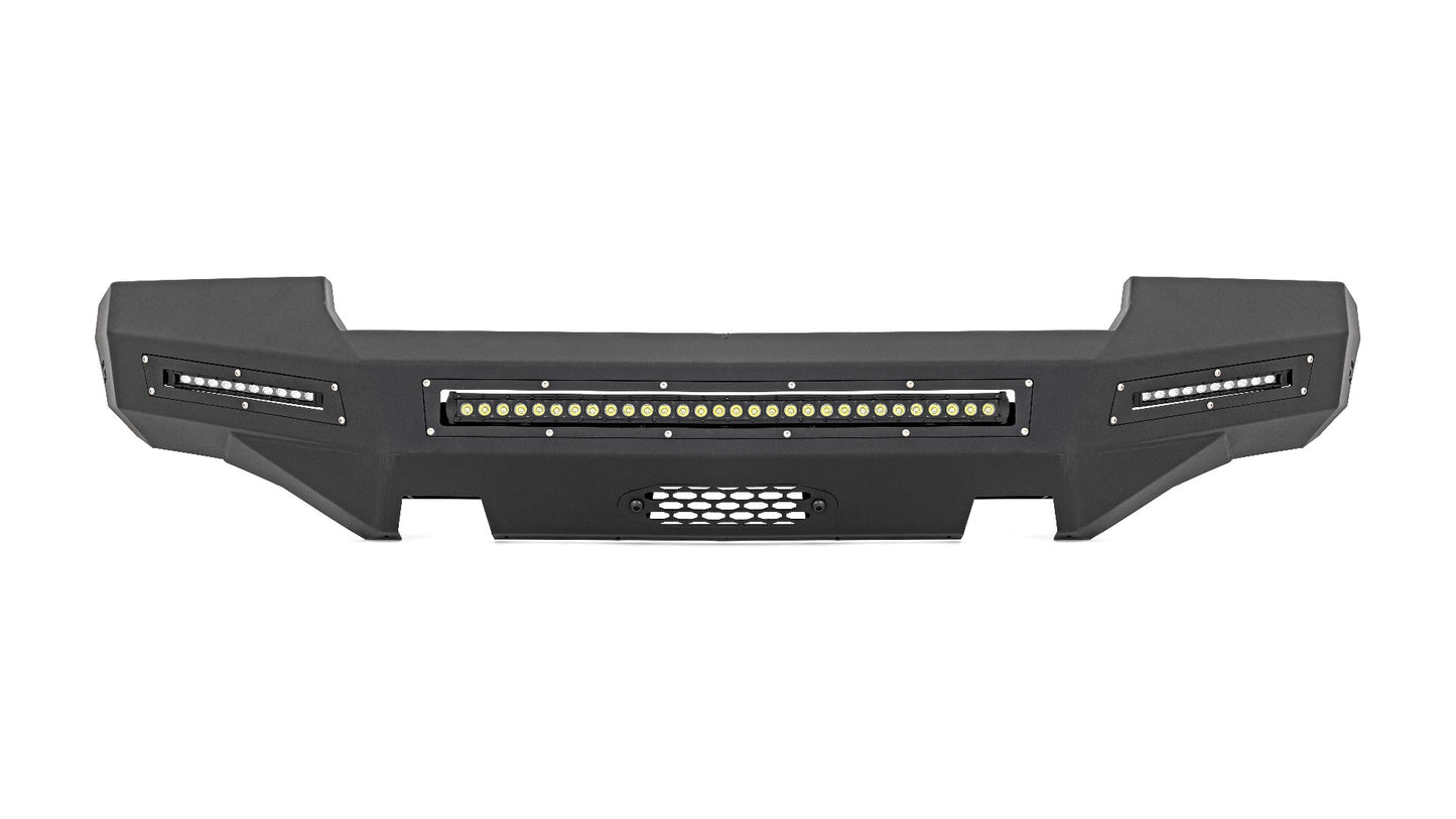 Fits GMC Sierra 1500 2&4WD (07-13) Front Bumper Fabricated Prerunner LED 10913