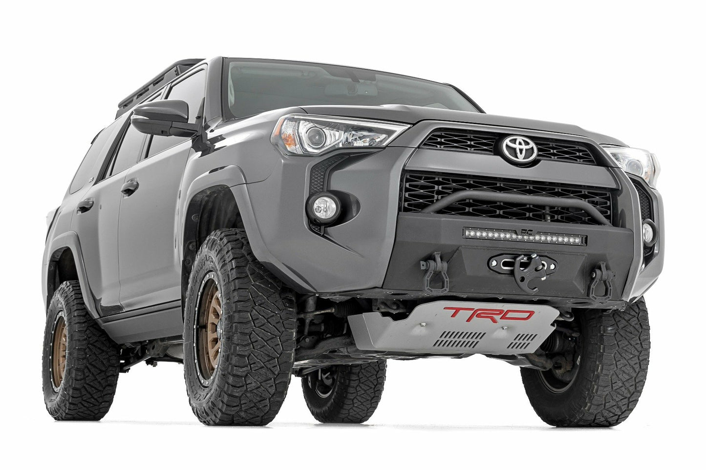 Fits Toyota 4Runner 2WD/4WD (2010-2020) Skid Plate Mounting Kit; TRD Skid; 10918