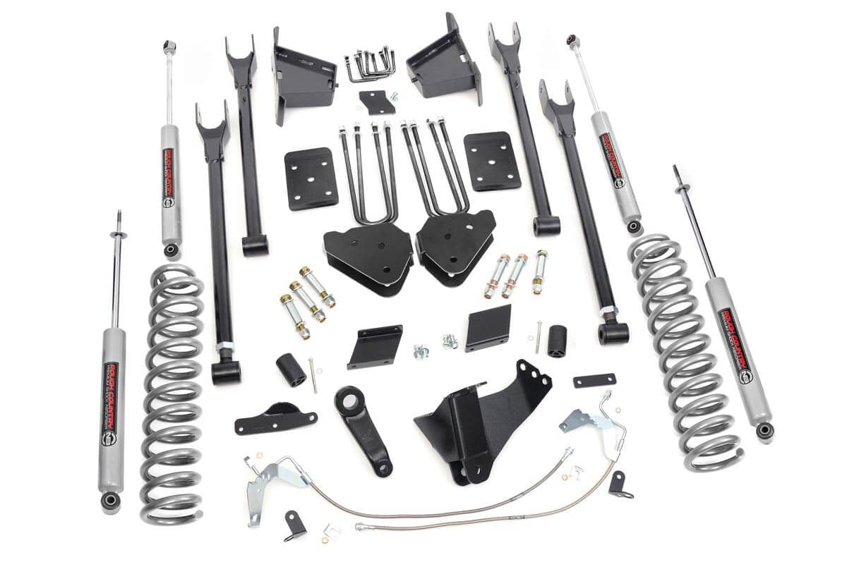 2011-2014 Ford F-250 Super Duty 6 Inch Lift Kit - 4-Link - No OVLD - Ford F-250 Super Duty 4WD (2011-2014) - 532.2