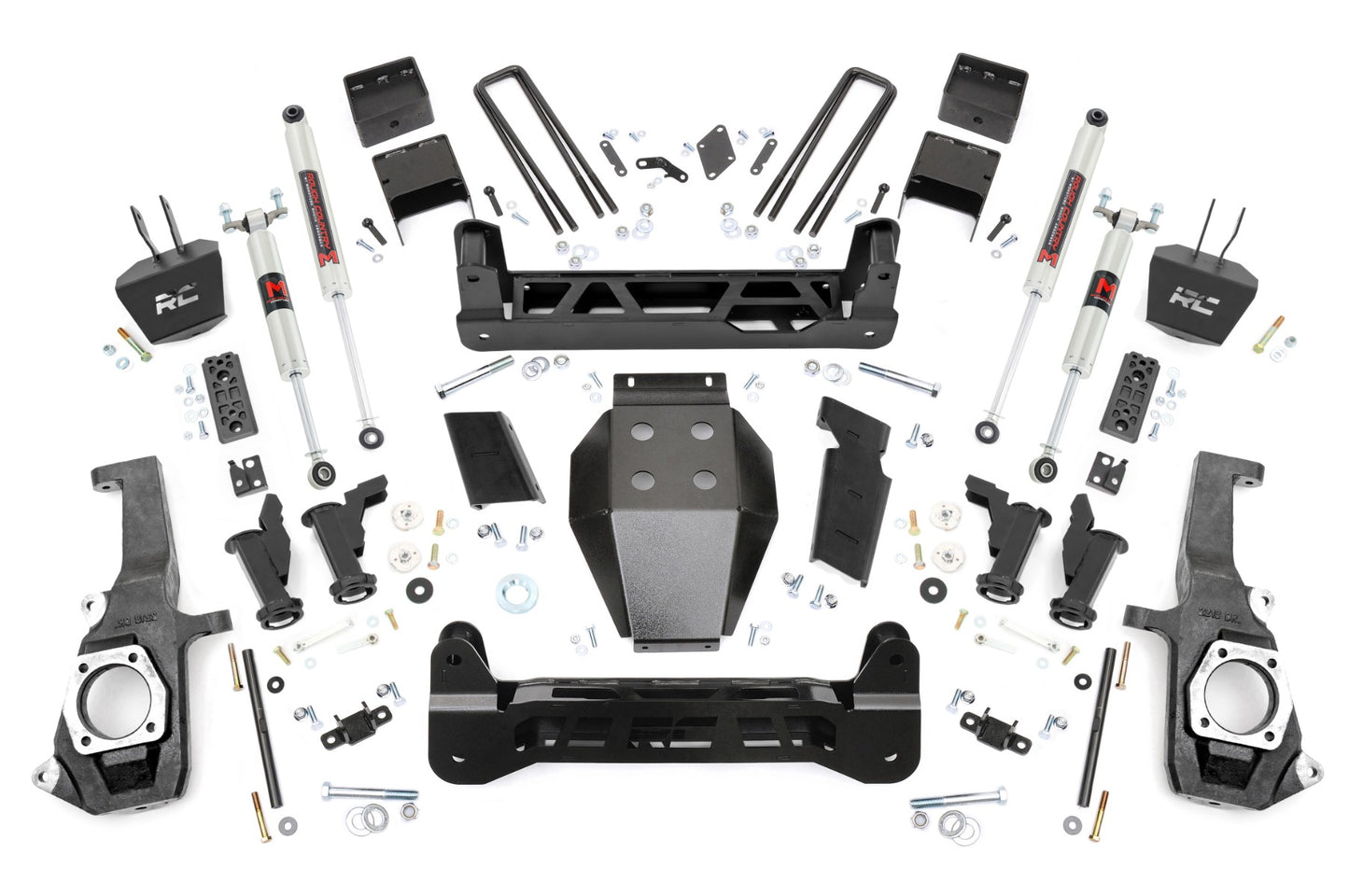 Rough Country 7.5 Inch Lift Kit - Torsion Drop - M1 - Chevy/GMC 2500HD/3500HD (11-19) - 10440