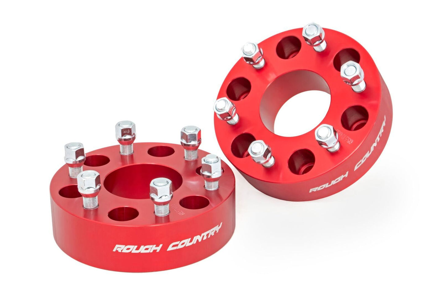 Fits Chevy/GMC 1500 Truck & SUV 2 Inch Wheel Spacers; 6x5.5; Red; 1101RED