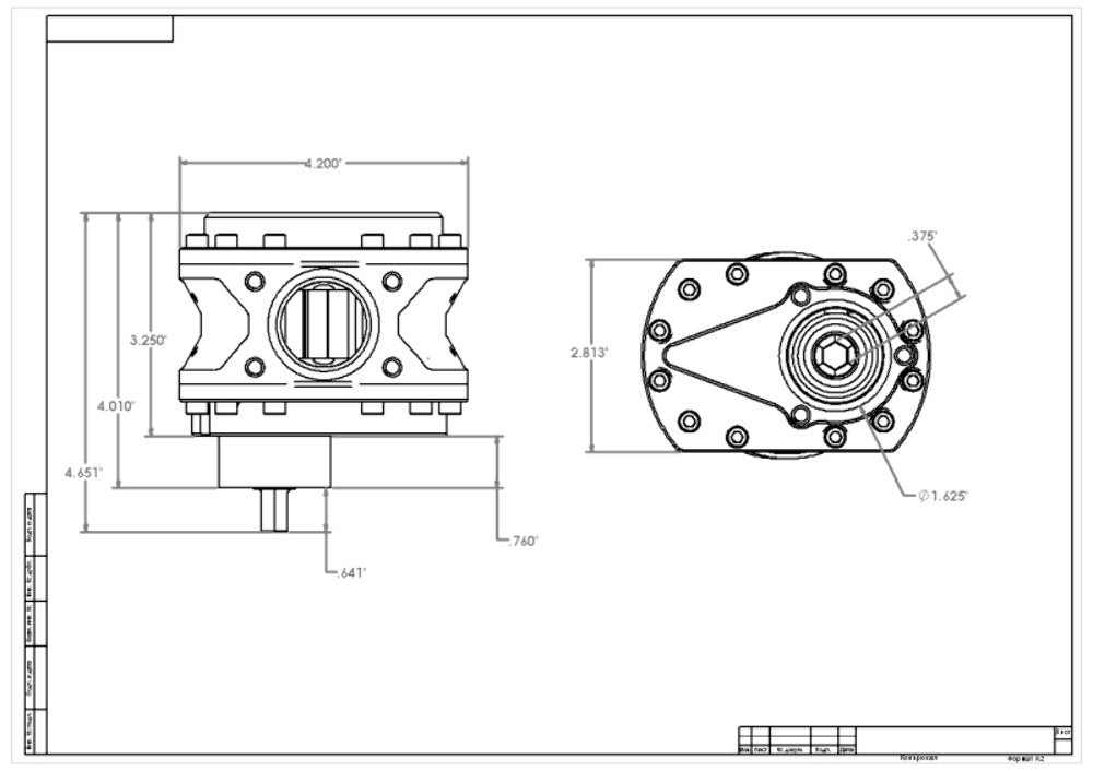 Aeromotive 11133 Spur Gear Fuel Pump; 7/16 Hex, 1.0 Gear 21.5gpm - Fuel Pump Car Part People