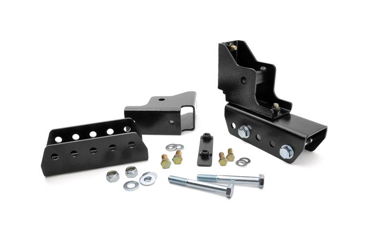 Fits Jeep Cherokee XJ 2WD/4WD (1984-2001) Shackle Relocation Kit; 1117