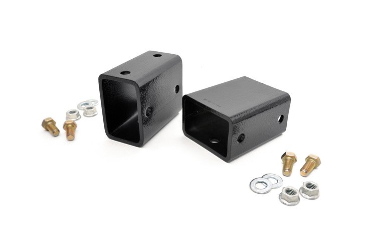 Fits Jeep Wrangler JK (07-18) Bump Stop Extension; Rear; 3-6" Lift; 1119