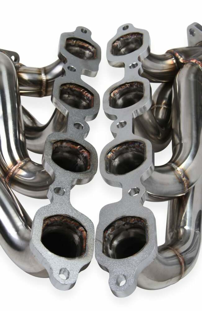 Flowtech Shorty Headers for 2014-2015 Chevy Silverado/Tahoe 5.3L/6.2L Polished Finish 11549FLT