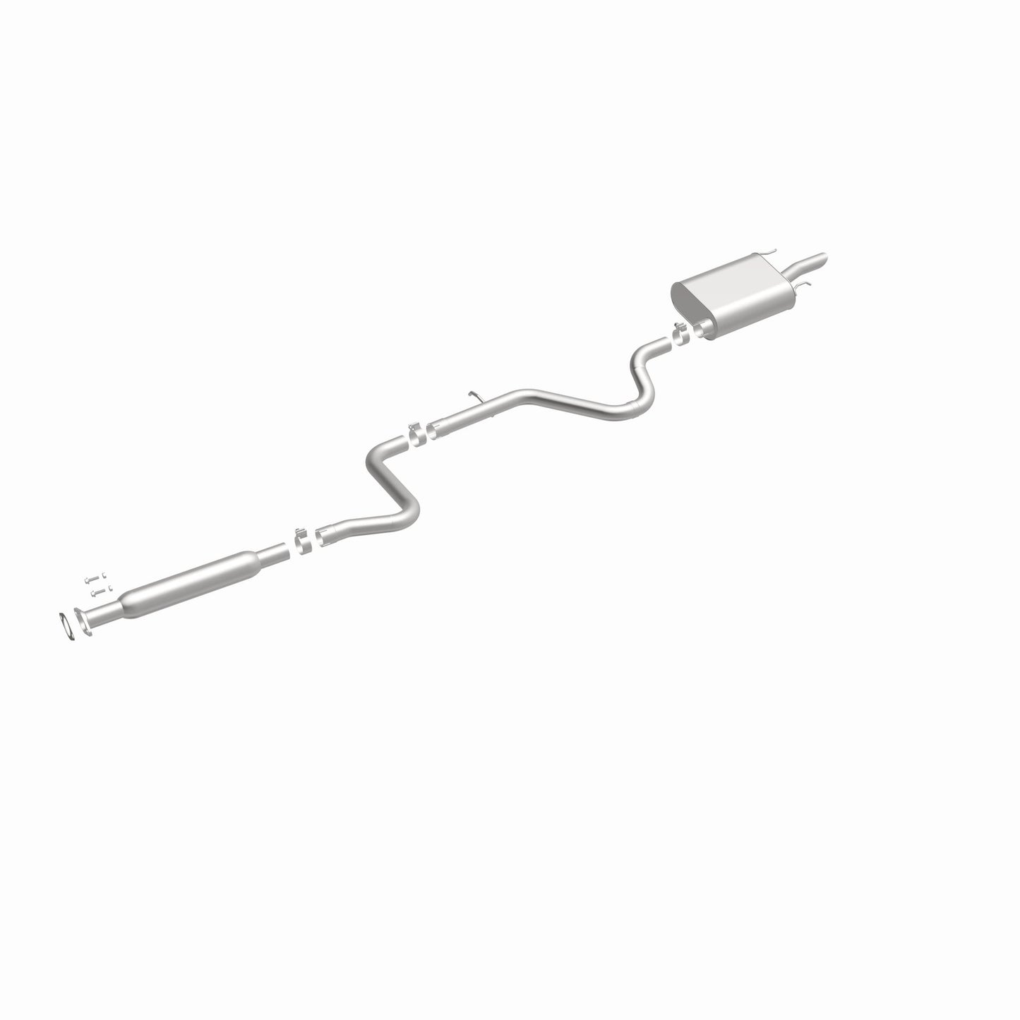Fits 2006-2011 Chevrolet Stainless Steel Direct-Fit Replacement Exhaust 116-0015