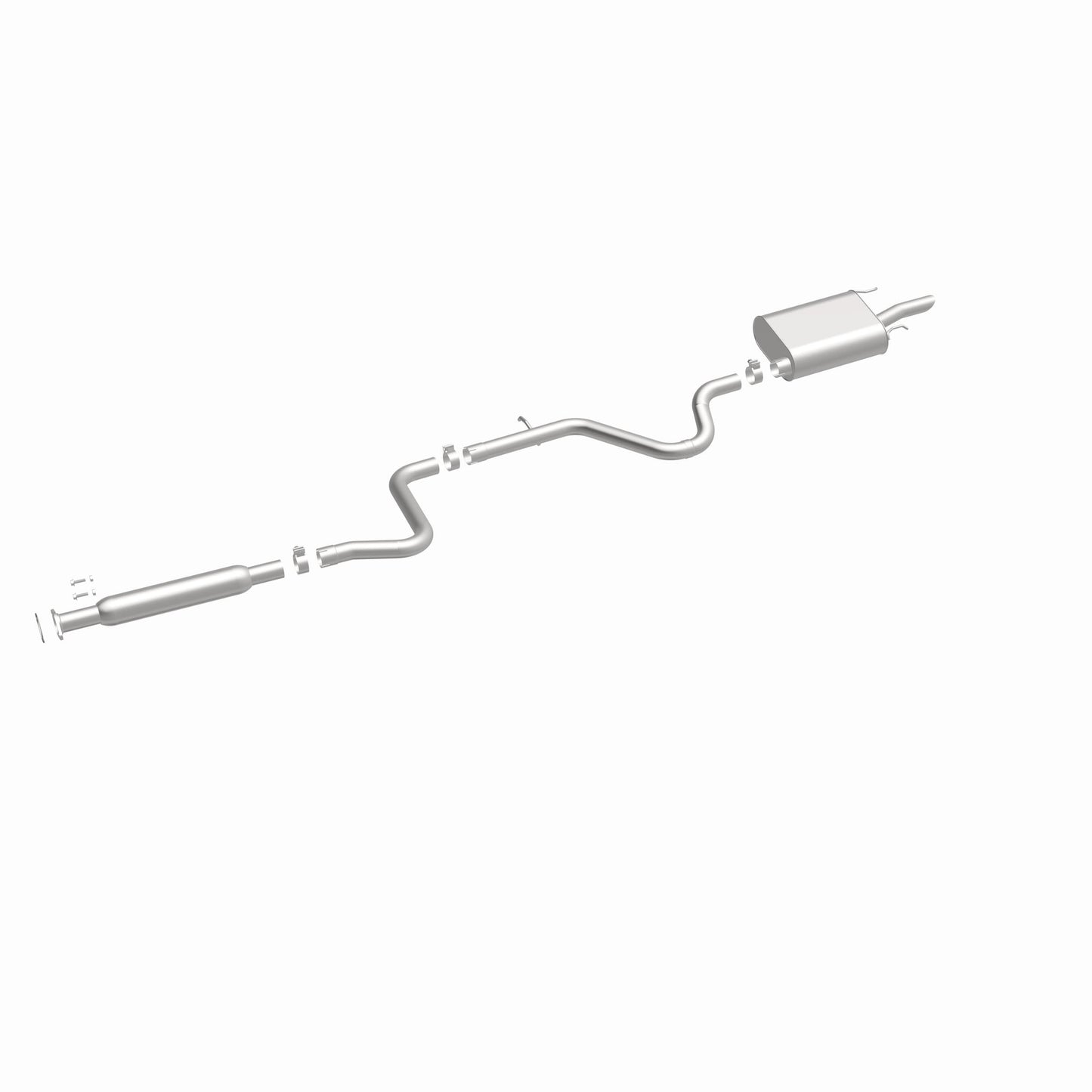 Fits 2006-2011 Chevrolet Stainless Steel Direct-Fit Replacement Exhaust 116-0015
