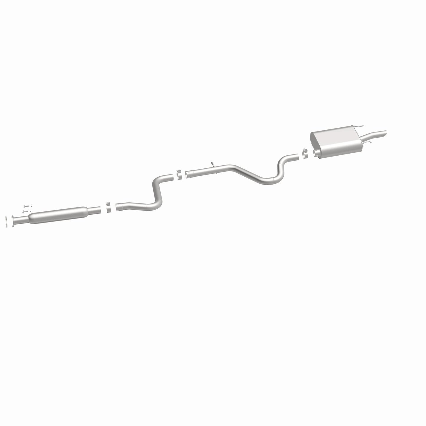 Fits 2006-2011 Chevrolet Stainless Steel Direct-Fit Replacement Exhaust 116-0015