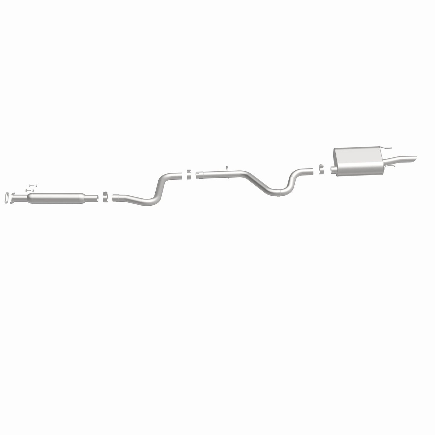 Fits 2006-2011 Chevrolet Stainless Steel Direct-Fit Replacement Exhaust 116-0015