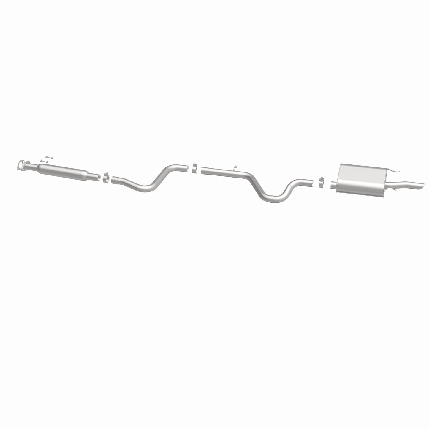 Fits 2006-2011 Chevrolet Stainless Steel Direct-Fit Replacement Exhaust 116-0015