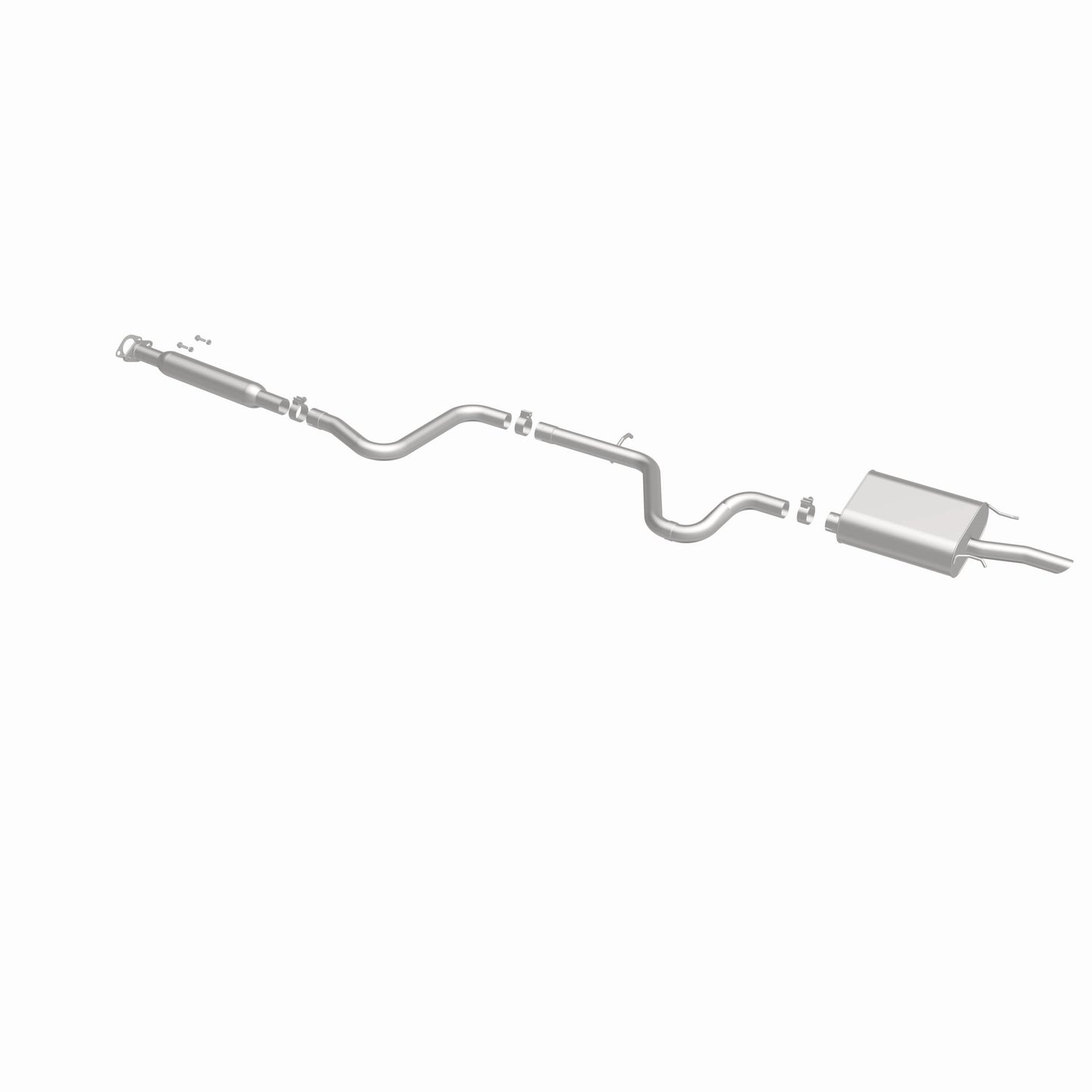 Fits 2006-2011 Chevrolet Stainless Steel Direct-Fit Replacement Exhaust 116-0015
