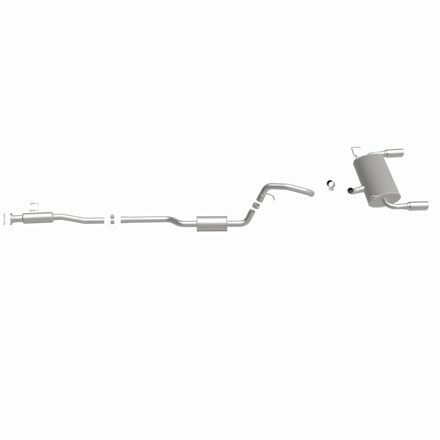 Fits 2013-2018 Ford Escape Stainless Direct-Fit Replacement Exhaust 116-0504