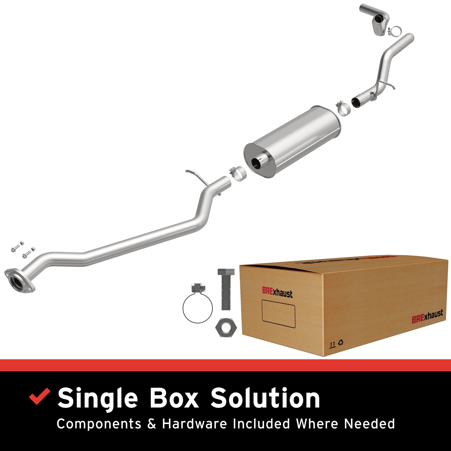 Fits 1999-2006 Chevrolet Silverado 1500 S/S Direct-Fit Exhaust System 116-0509