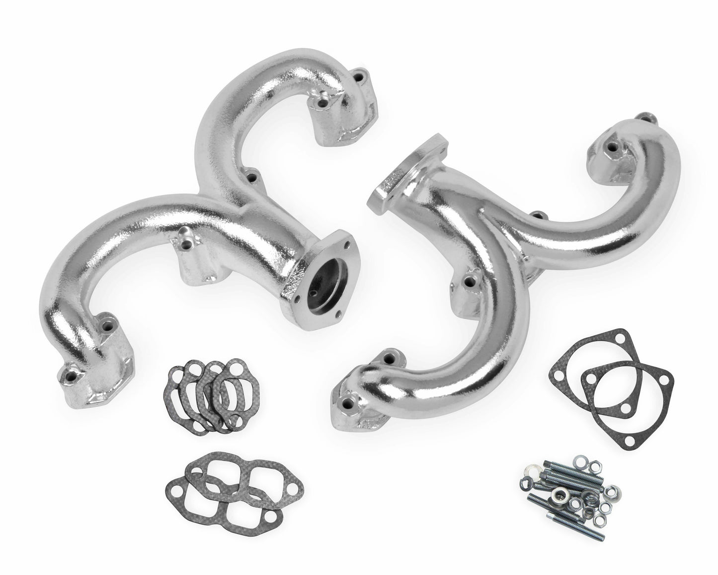 Flowtech Rams Horn Exhaust Manifolds - Ceramic Coated - 11704-1FLT