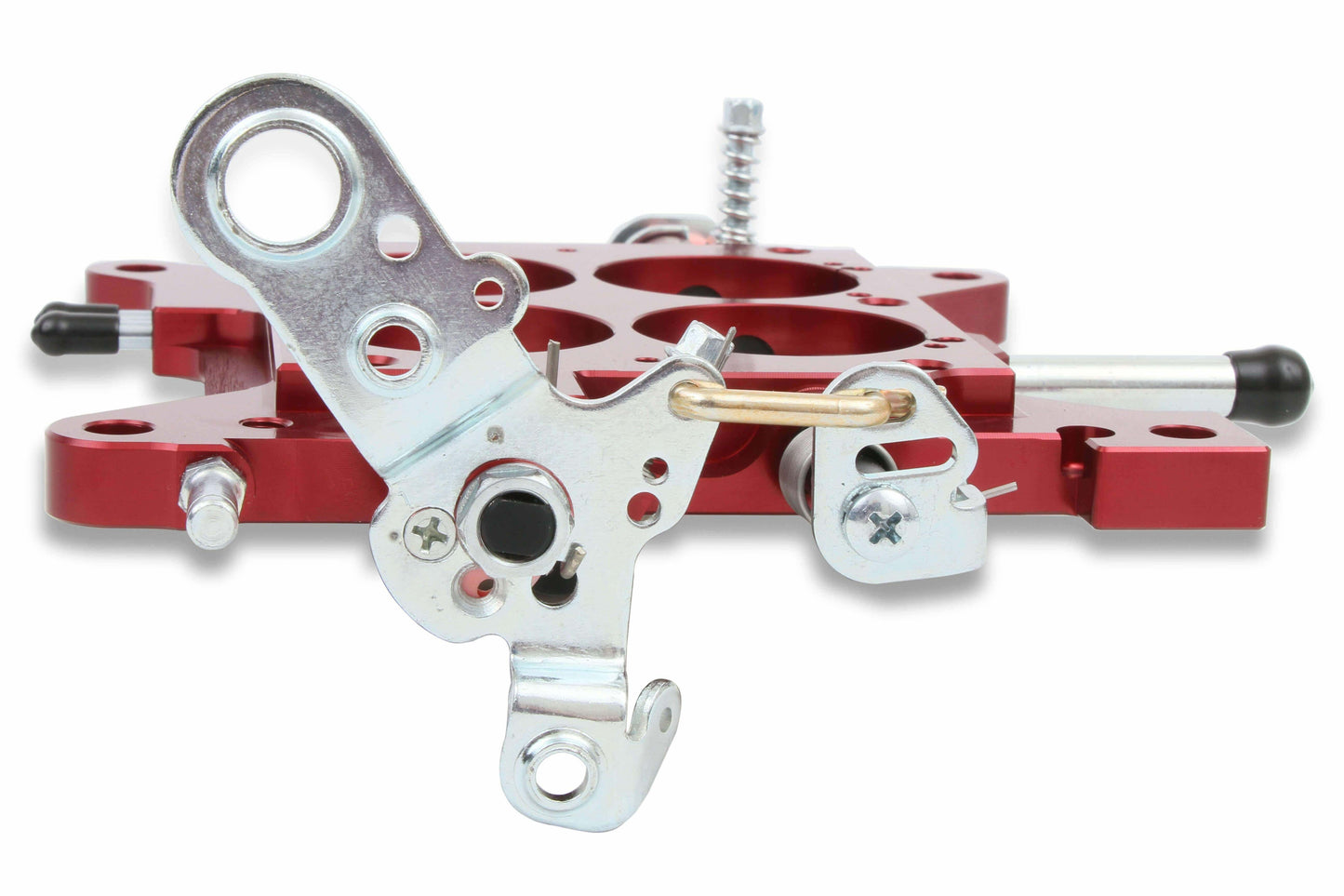 Billet Throttle Body Assembly 1 3/4 Red with Steel Plates 12-850 - 12-850QFT