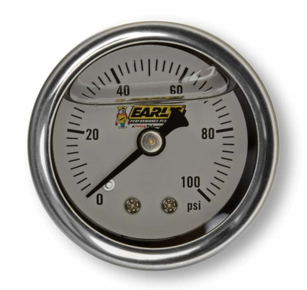 Die Cast Efi Bypass Fuel Pressure Regulator 15-60 Psi W/Fittings&Gauge-12-882KIT