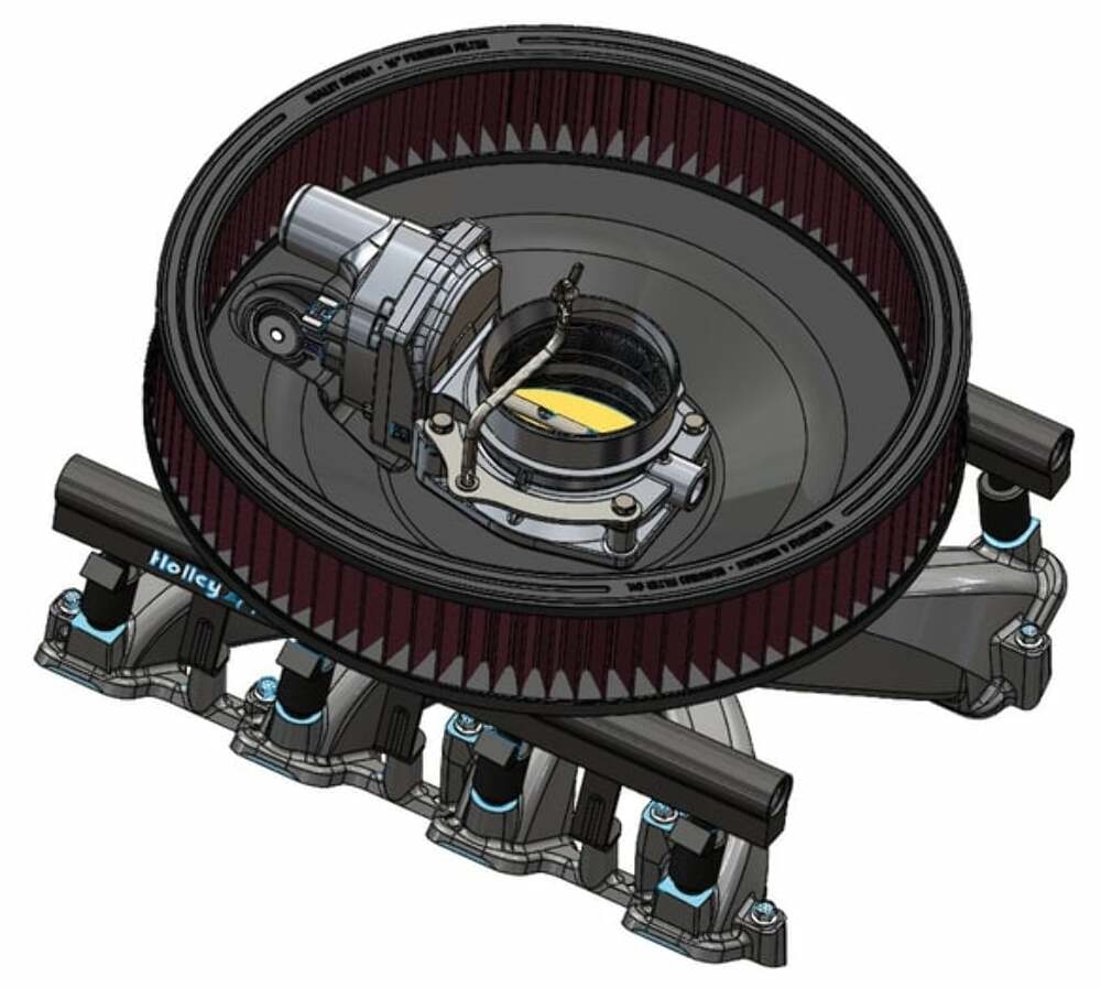 Fits LS3-Style DBW Throttle Body - Cotton Gauze Element 120-501