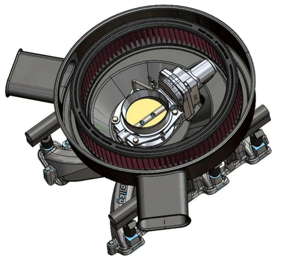 Fits LS3-Style DBW Throttle Body - Cotton Gauze Element 120-521