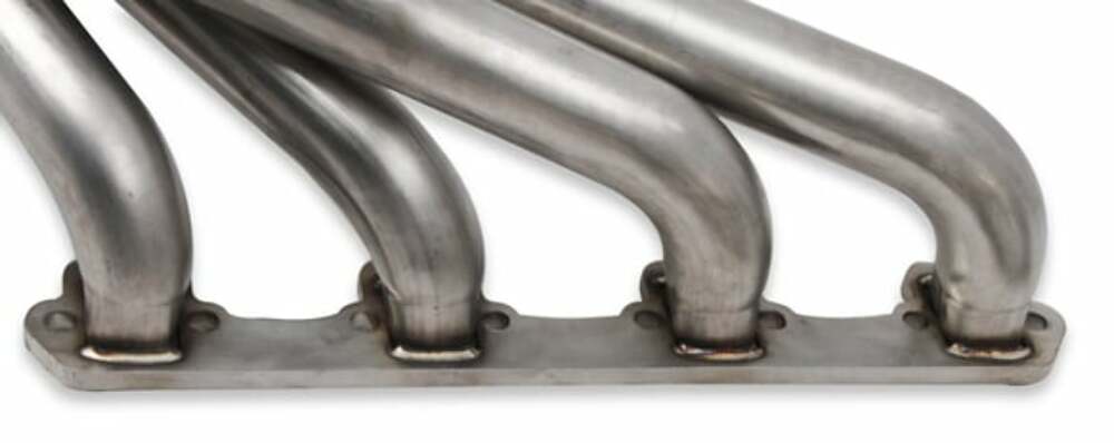 Flowtech Small Block Ford Turbo Headers - Natural 304 Stainless Steel -12167FLT