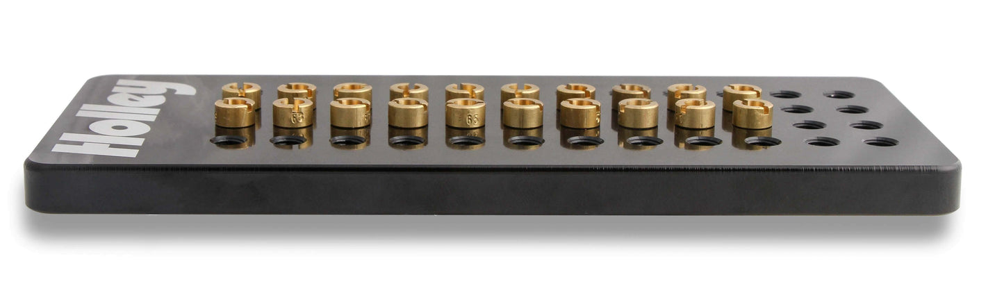 Jet Assortment Kit w/Billet Plate 60-69 - 122-230