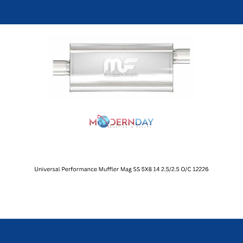 Universal Performance Muffler Mag SS 5X8 14 2.5/2.5 O/C 12226 Magnaflow