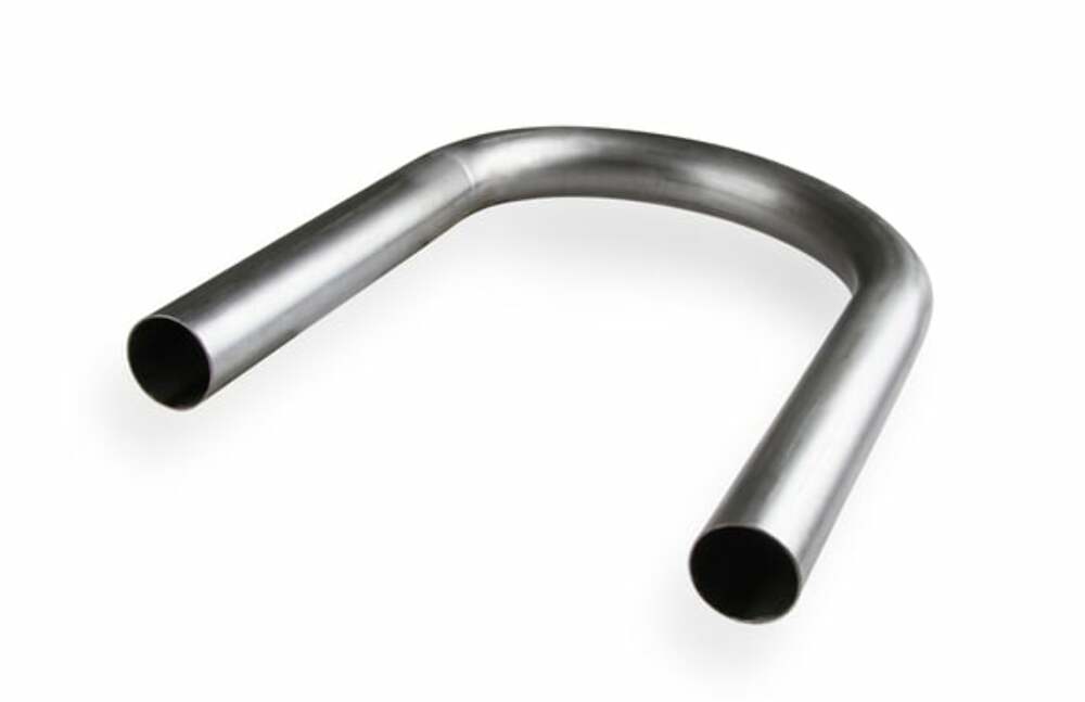 Mild Steel,180 degree bend, Tube Size 2" OD, 16 Gauge Hooker U-Bend 12240HKR
