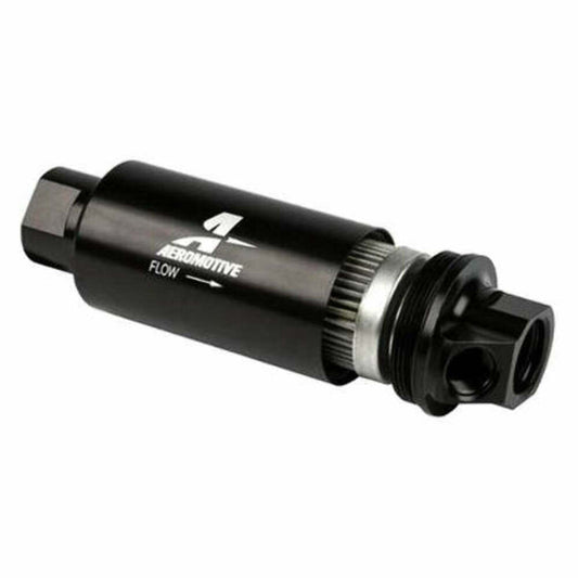 Aeromotive 12333 Dual Outlet Oil/Fuel Filter, ORB-10 - Fuel Filters Car Part People