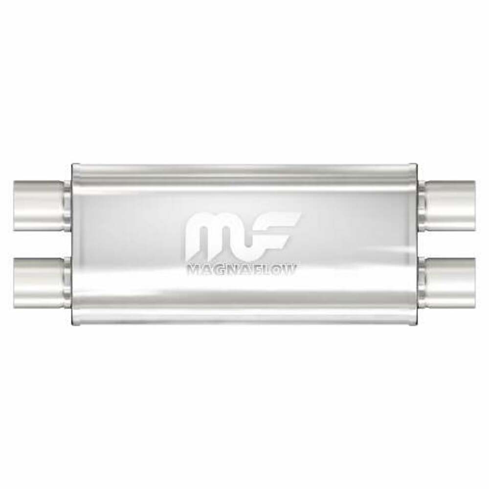 5x8 Oval Muffler, 3 Dual In/Out, 18Body, 24 Length, 3 Size 12469 Magnaflow - Performance Mufflers Car Part People